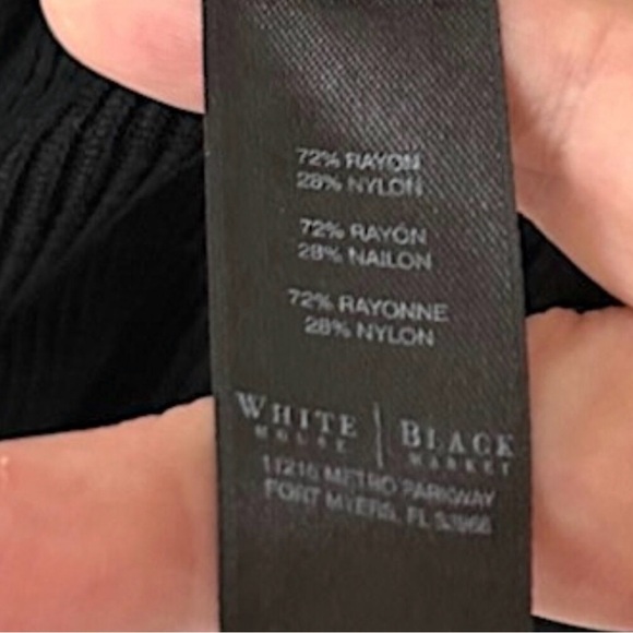 WHBM geometric print black & white sweater - Picture 7 of 12